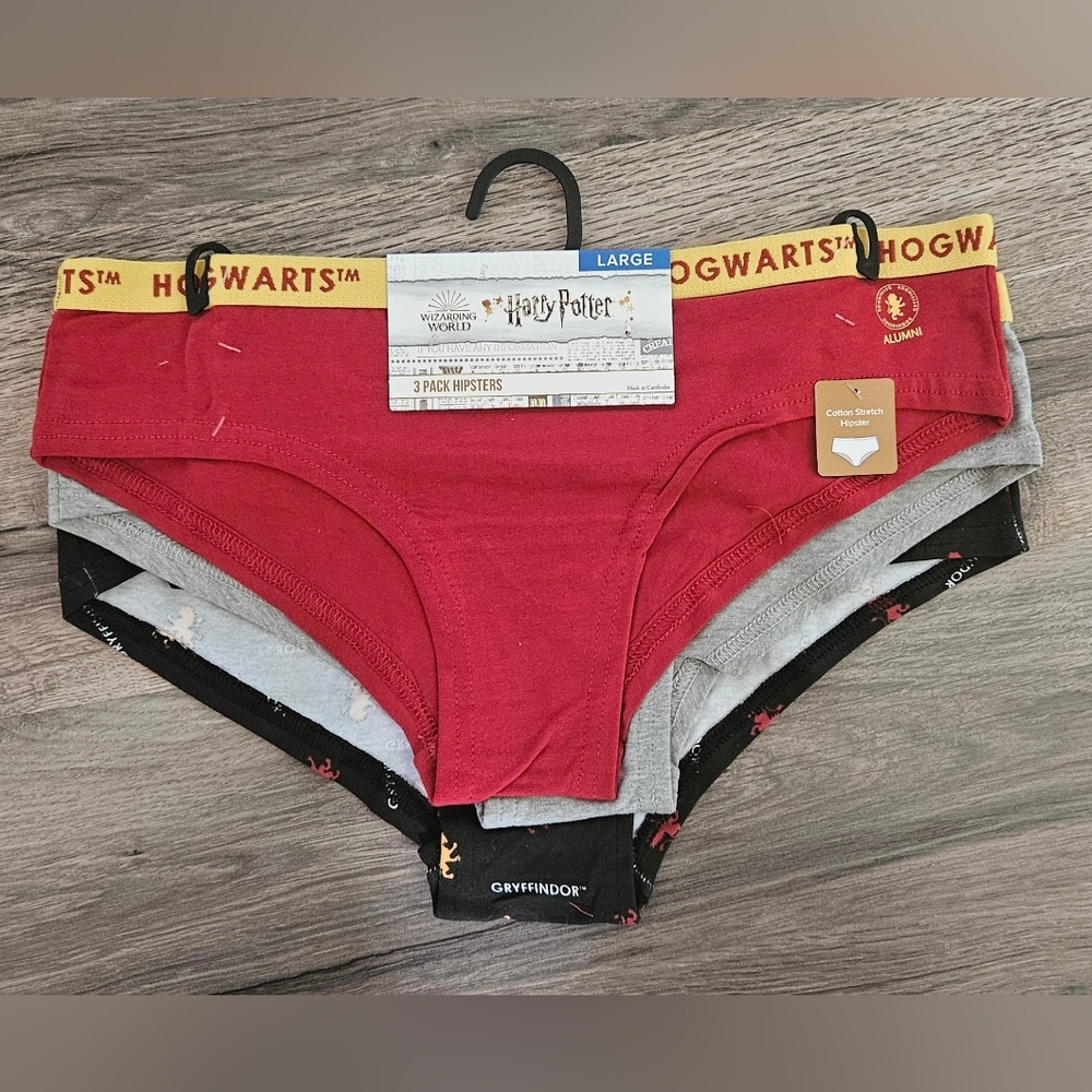 Harry Potter Hogwarts Women's Panties - Red, Gray, Black